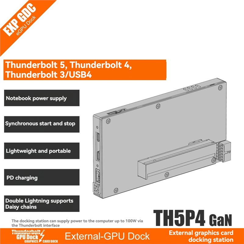 X64A-EGPU Dock External Graphi - đánh giá và giá Gpu External Dock Egpu Thunderbolt 4