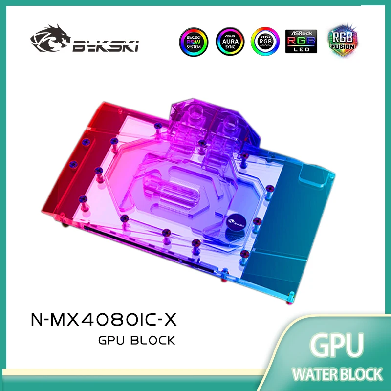 Bykski GPU Block for MAXSUN RT - đánh giá và giá Rtx 4080 Water Cooling Block